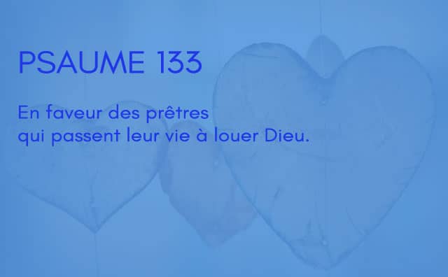 Interprétation du psaume 133 de la bible