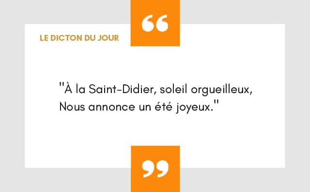 Dicton 23 mai