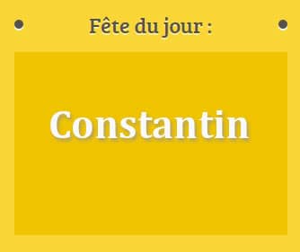 Prénom Constantin fête le 21 Mai