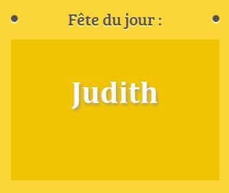 Prénom Judith fête le 05 Mai