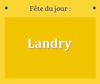 Prénom Landry fête le 10 juin