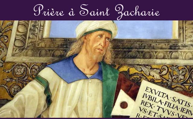 Magnifique prière à saint Zacharie que les commerçant font pour le commerce