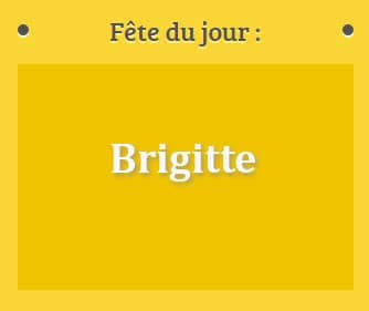 prénom Brigitte le 23 juillet