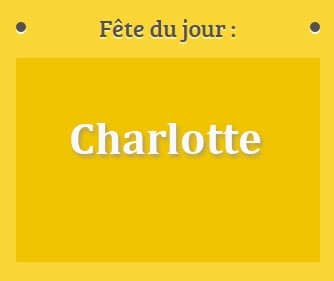 prénom Charlotte le 17 juillet