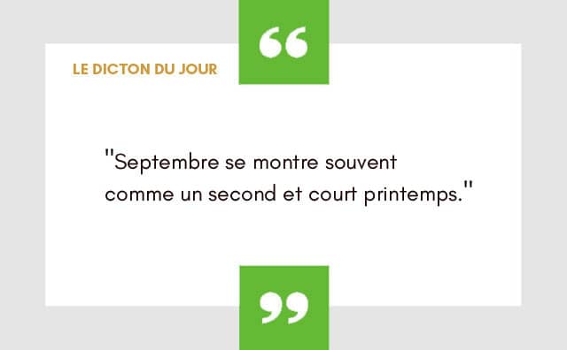 Dicton 05 septembre