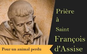 Saint François d'Assise et sa prière pour retrouver un animal perdu :