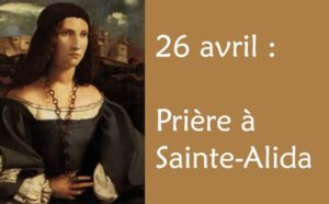 26 Avril : Prière spéciale à Sainte Alida