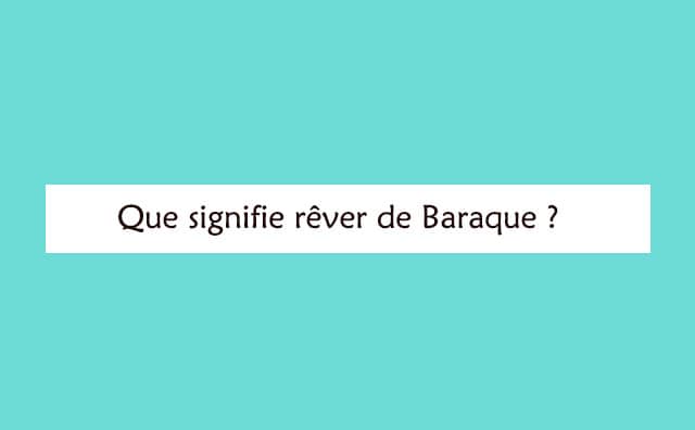 Interprétation détaillée d'un rêve de baraque :