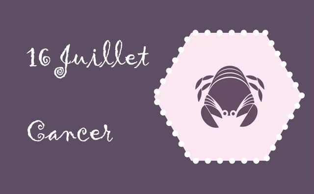 Caractère du signe cancer né le 16 juillet